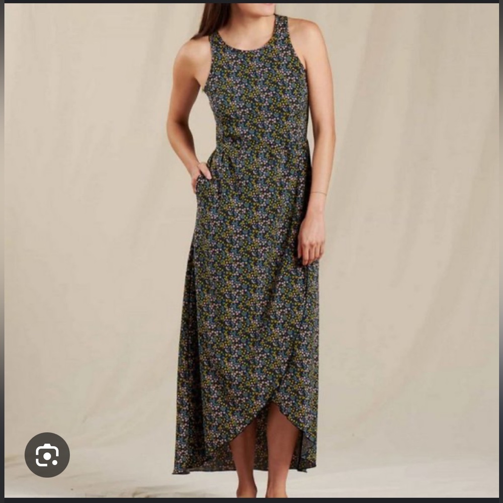 Toad&co sunkissed dress maxi black star print small